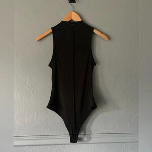 BP | stretch | ribbed | black | bodysuit | M